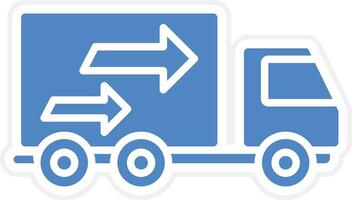 Cargo Truck Vector Icon