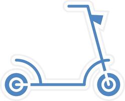 Kick Scooter Vector Icon