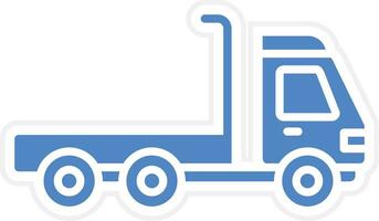 Truck Trailer Vector Icon