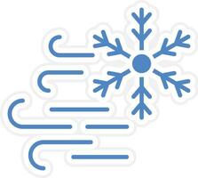 Cold Wave Vector Icon