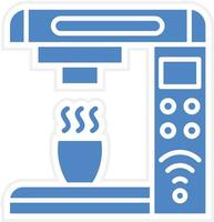 Smart Coffee Machine Vector Icon