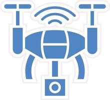 Smart Drone Vector Icon