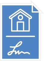 Property Contract Vector Icon