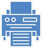 icono de vector de impresora