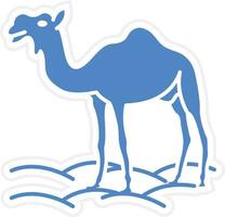 icono de vector de camello