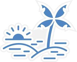 Palm Trees Vector Icon