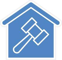 House Auction Vector Icon