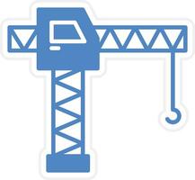 Tower Crane Vector Icon