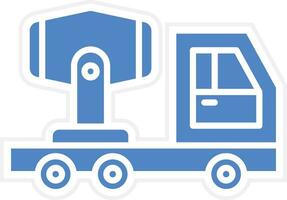 Conscrete Mixer Truck Vector Icon