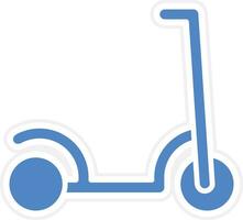 icono de vector de scooter