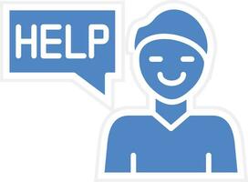 Ask For Help Vector Icon