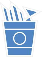 Fish And Chips Vector Icon