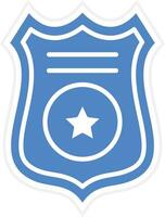 Police Badge Vector Icon