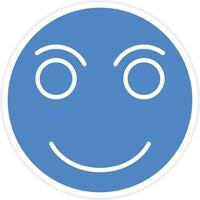 Slightly Smiling Face Vector Icon
