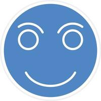 Slightly Smiling Face Vector Icon