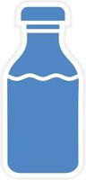 icono de vector de botella de leche