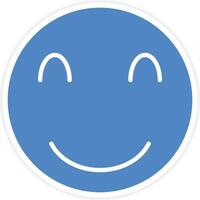 Smiling Face Vector Icon