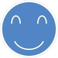 Smiling Face Vector Icon