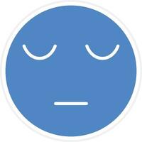 Pensive Face Vector Icon