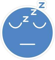 Sleeping Face Vector Icon