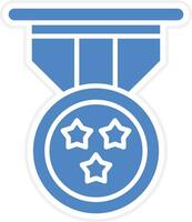 bronce medalla vector icono
