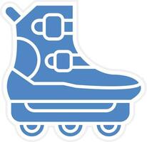 Roller Skating Vector Icon