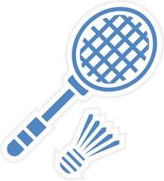 icono de vector de bádminton