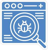 Website Bug Vector Icon