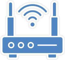 icono de vector de conexión wifi