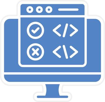Code Correction Vector Icon