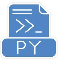 Python File Vector Icon