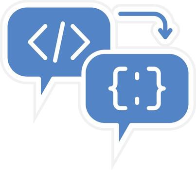 Code Processor Vector Icon