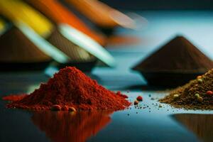 spices are used in many different dishes. AI-Generated photo