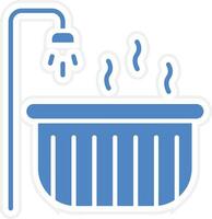 Hot Tub Vector Icon