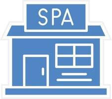 Spa Signboard Vector Icon