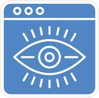 Web Visibility Vector Icon