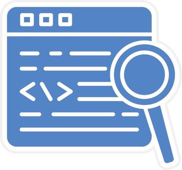 Find Code Vector Icon