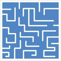 Maze Challenge Vector Icon