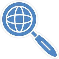 Global Search Vector Icon