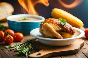 the best chicken recipes for the holidays. AI-Generated photo