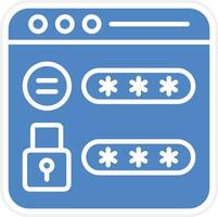 Website Password Vector Icon