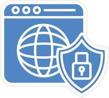 Internet Security Vector Icon