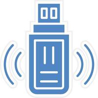 USB Wifi Vector Icon