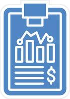 Graphical Report Vector Icon