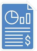 Business Report Vector Icon