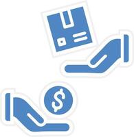 Cash Delivery Vector Icon