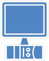 Computer Vector Icon