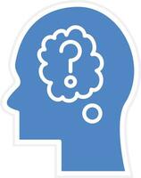 Thinking Vector Icon