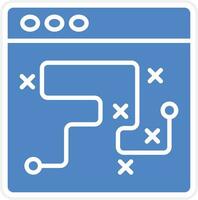 Digital Strategy Vector Icon
