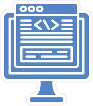 Coding Vector Icon